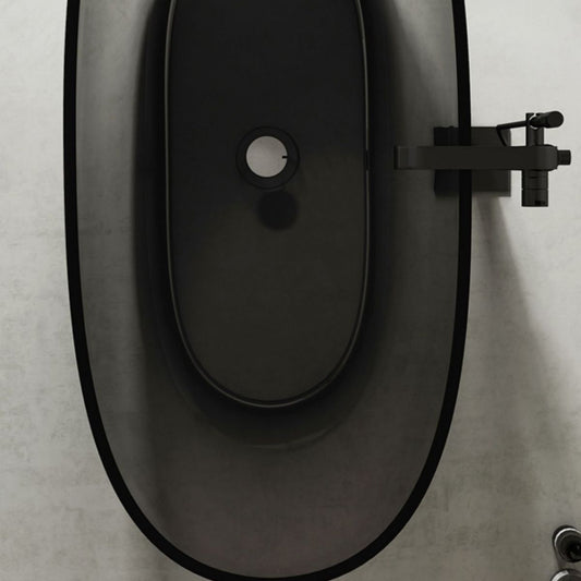 Antique Finish Soaking Bath Tub Stand Alone Modern Oval Bathtub Clearhalo 'Bathroom Remodel & Bathroom Fixtures' 'Bathtubs' 'Home Improvement' 'home_improvement' 'home_improvement_bathtubs' 'Showers & Bathtubs' 1200x1200_90370d05-23e6-460d-b53f-6515c6364f6e