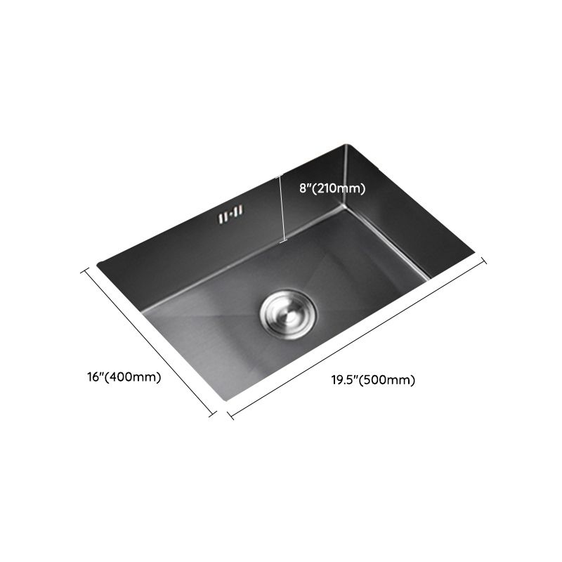 Classic Kitchen Sink Stainless Steel Black Workstation Sink with Faucet Clearhalo 'Home Improvement' 'home_improvement' 'home_improvement_kitchen_sinks' 'Kitchen Remodel & Kitchen Fixtures' 'Kitchen Sinks & Faucet Components' 'Kitchen Sinks' 'kitchen_sinks' 1200x1200_90594034-a149-44e6-a676-1e1522f1c8dd