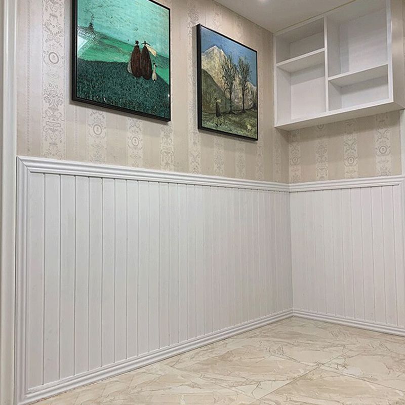 Modern Style Pearl Wainscoting Wood Grain Wall Access Panel Peel and Stick Wall Tile Clearhalo 'Flooring 'Home Improvement' 'home_improvement' 'home_improvement_wall_paneling' 'Wall Paneling' 'wall_paneling' 'Walls & Ceilings' Walls and Ceiling' 1200x1200_906639d1-7d0f-4d32-8e7f-8e1b7b495232