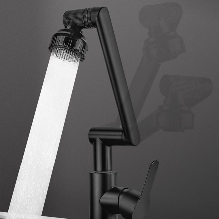 Modern Rotatable Single Lever Switch Kitchen Faucet Low Profile Faucet Clearhalo 'Home Improvement' 'home_improvement' 'home_improvement_kitchen_faucets' 'Kitchen Faucets' 'Kitchen Remodel & Kitchen Fixtures' 'Kitchen Sinks & Faucet Components' 'kitchen_faucets' 1200x1200_9072effe-475c-4ef6-b6ed-4541fd03e1c9