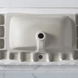 Modern Drop-in Bathroom Sink Porcelain with Overflow Basin Sink(Not Included Faucet) Clearhalo 'Bathroom Remodel & Bathroom Fixtures' 'Bathroom Sinks & Faucet Components' 'Bathroom Sinks' 'bathroom_sink' 'Home Improvement' 'home_improvement' 'home_improvement_bathroom_sink' 1200x1200_90d6acc4-1f5e-41b5-b758-37e07825c1b5