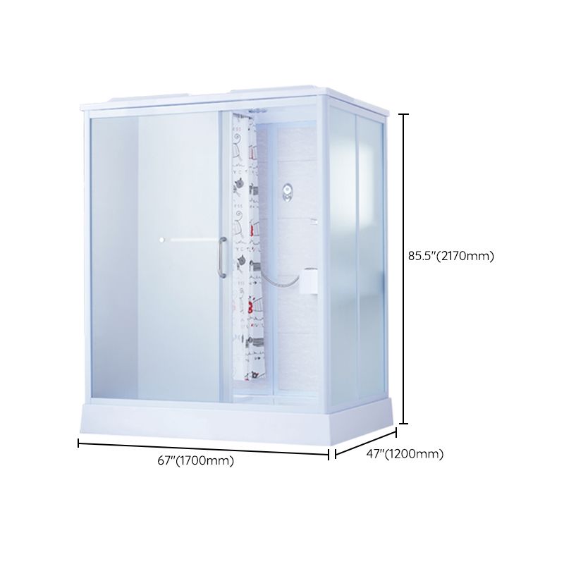 Framed Corner Shower Enclosure Rectangle Shower Enclosure with Faucet Included Clearhalo 'Bathroom Remodel & Bathroom Fixtures' 'Home Improvement' 'home_improvement' 'home_improvement_shower_stalls_enclosures' 'Shower Stalls & Enclosures' 'shower_stalls_enclosures' 'Showers & Bathtubs' 1200x1200_90fecaf7-3c9f-4ee8-89e5-c3a197b47670