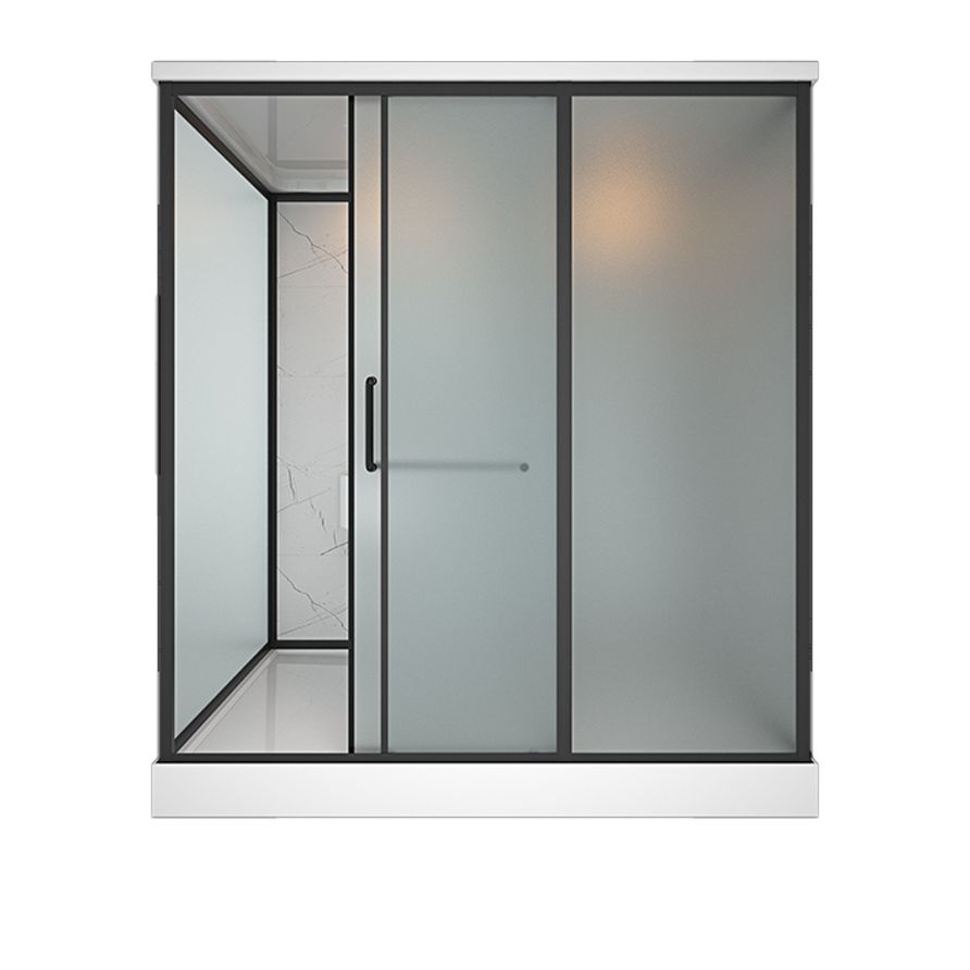 Rectangle Tempered Glass Shower Stall Clear Framed Shower Enclosure Clearhalo 'Bathroom Remodel & Bathroom Fixtures' 'Home Improvement' 'home_improvement' 'home_improvement_shower_stalls_enclosures' 'Shower Stalls & Enclosures' 'shower_stalls_enclosures' 'Showers & Bathtubs' 1200x1200_91070cd6-0071-4d05-8a4d-b37143233ec4