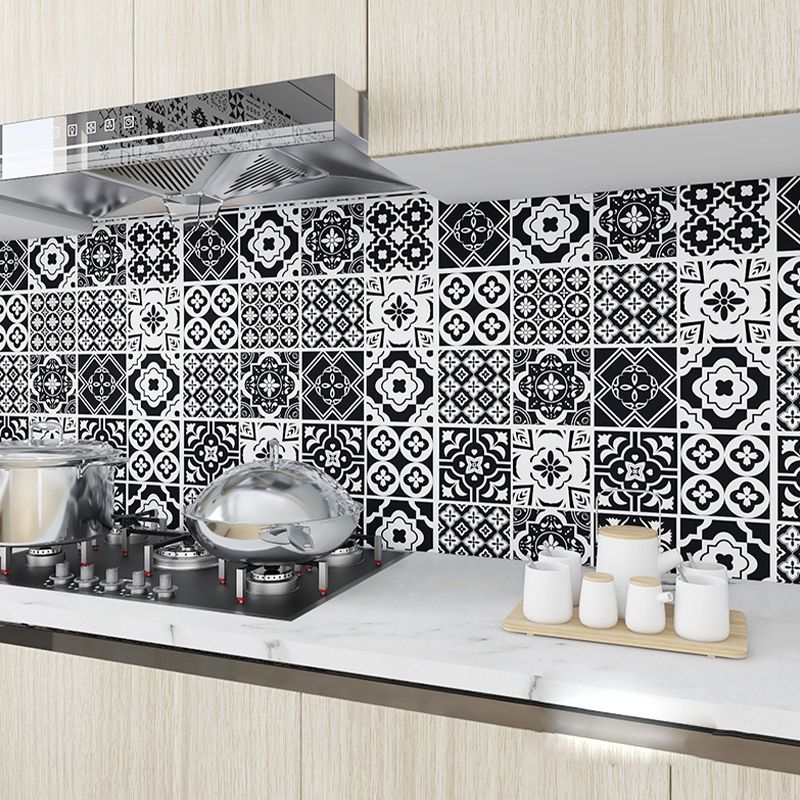 Modern Peel and Stick Backsplash PVC Mosaic Tile Wallpaper for Backsplash Wall Clearhalo 'Flooring 'Home Improvement' 'home_improvement' 'home_improvement_peel_stick_blacksplash' 'Peel & Stick Backsplash Tile' 'peel_stick_blacksplash' 'Walls & Ceilings' Walls and Ceiling' 1200x1200_9118c697-3298-4789-ae18-388a63a42937