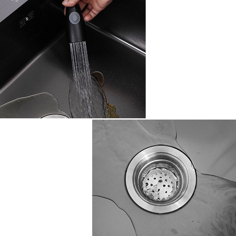 Contemporary Style Kitchen Sink Drop-In Stainless Steel Double Kitchen Sink Clearhalo 'Home Improvement' 'home_improvement' 'home_improvement_kitchen_sinks' 'Kitchen Remodel & Kitchen Fixtures' 'Kitchen Sinks & Faucet Components' 'Kitchen Sinks' 'kitchen_sinks' 1200x1200_91376563-40a0-4b27-96fd-ef7ad1221945