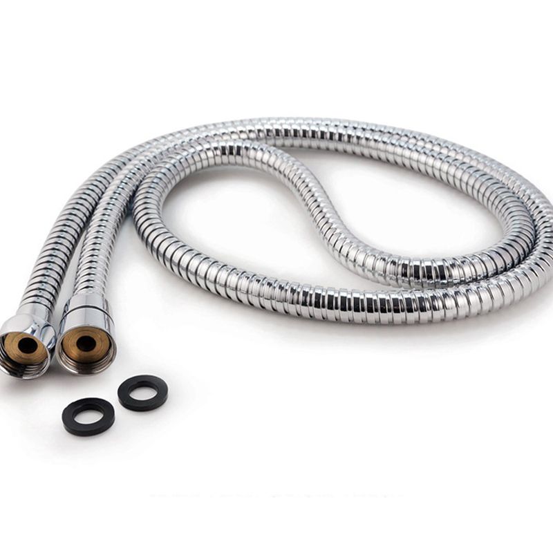 Silver Dual Shower Head 3 Setting Medium Flow Wall-Mount Showerhead Clearhalo 'Bathroom Remodel & Bathroom Fixtures' 'Home Improvement' 'home_improvement' 'home_improvement_shower_heads' 'Shower Heads' 'shower_heads' 'Showers & Bathtubs Plumbing' 'Showers & Bathtubs' 1200x1200_915321eb-1181-4275-93dd-28e79ceddbd9