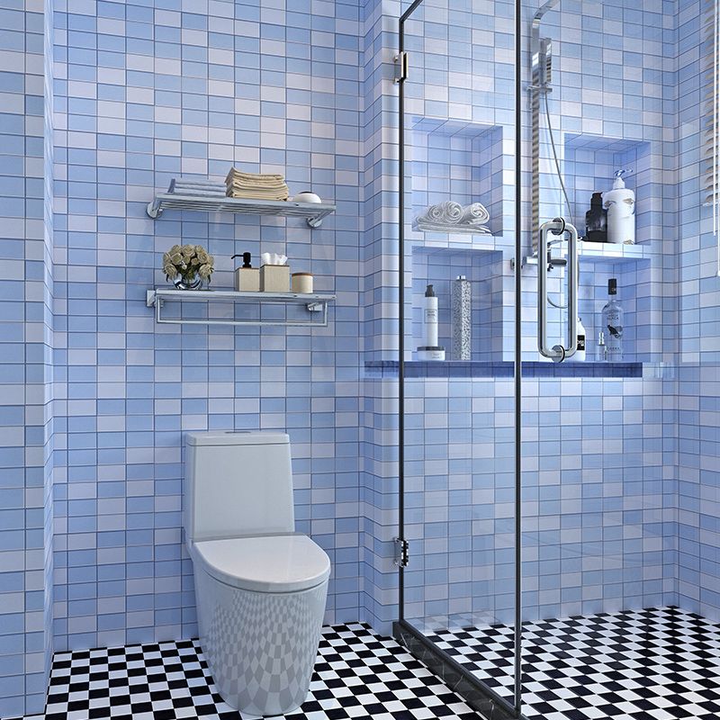 Colorful Mosaic Peel & Stick Tile Water-resistant Shower Wallpaper Clearhalo 'Flooring 'Home Improvement' 'home_improvement' 'home_improvement_peel_stick_blacksplash' 'Peel & Stick Backsplash Tile' 'peel_stick_blacksplash' 'Walls & Ceilings' Walls and Ceiling' 1200x1200_915929ae-c2b6-497a-8b34-5dd9c2ae0b34