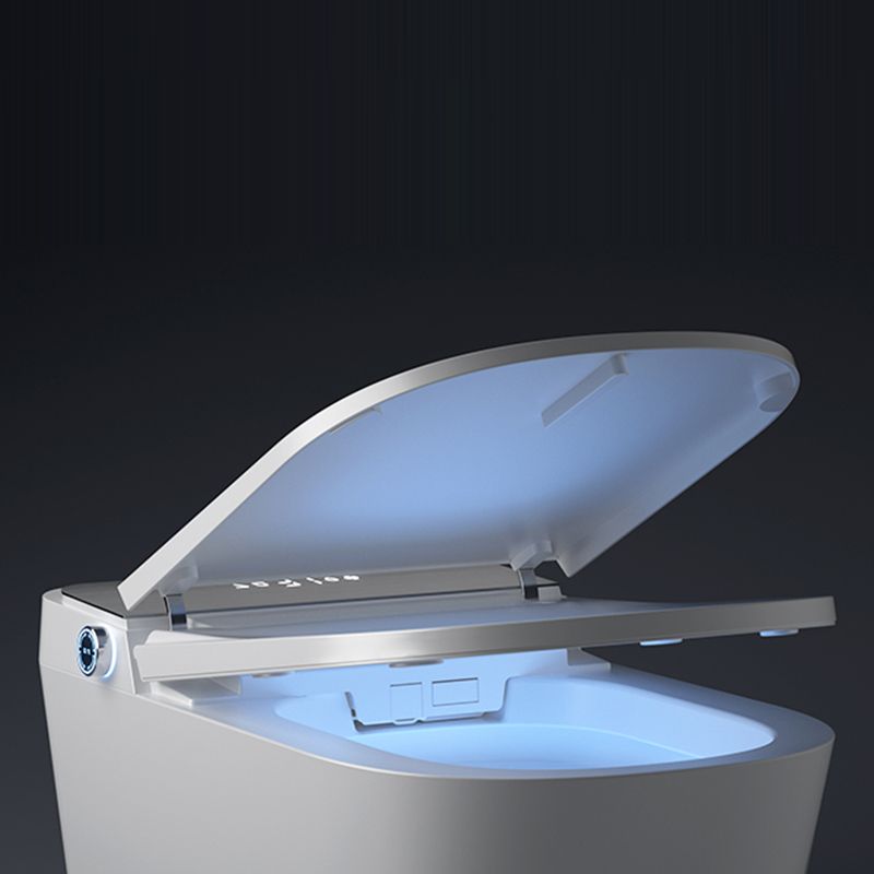 Ceramic Elongated Floor Mount Bidet in White with Heated Seat Clearhalo 'Bathroom Remodel & Bathroom Fixtures' 'Bidets' 'Home Improvement' 'home_improvement' 'home_improvement_bidets' 'Toilets & Bidets' 1200x1200_91771f42-de4b-4f9e-beea-677f8f7a3fb4