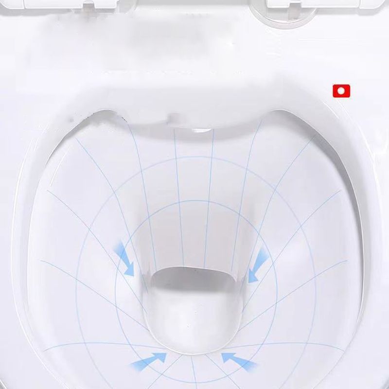 Modern Wall Mount Toilet Bowl 1-Piece Urine Toilet with Slow Close Seat for Washroom Clearhalo 'Bathroom Remodel & Bathroom Fixtures' 'Home Improvement' 'home_improvement' 'home_improvement_toilets' 'Toilets & Bidets' 'Toilets' 1200x1200_917fe66d-6983-4f4c-b986-7f083ca10d7c