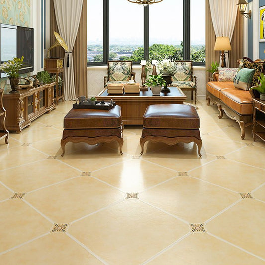 Vintage Square Singular Tile Brown Matte Tile for Drawing Room Clearhalo 'Floor Tiles & Wall Tiles' 'floor_tiles_wall_tiles' 'Flooring 'Home Improvement' 'home_improvement' 'home_improvement_floor_tiles_wall_tiles' Walls and Ceiling' 1200x1200_91865e55-237e-408d-89ea-e2698258b89e