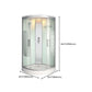 Framed Double Sliding Shower Stall Steam Shower Shower Stall Clearhalo 'Bathroom Remodel & Bathroom Fixtures' 'Home Improvement' 'home_improvement' 'home_improvement_shower_stalls_enclosures' 'Shower Stalls & Enclosures' 'shower_stalls_enclosures' 'Showers & Bathtubs' 1200x1200_919e3752-edb8-4534-9fc1-88e2354099dc