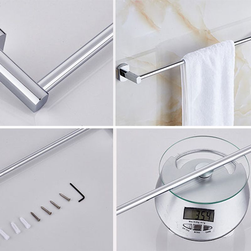 Modern Bath Hardware Set Stainless Steel Bath Shelf Towel Bar Bathroom Accessory Kit Clearhalo 'Bathroom Hardware Sets' 'Bathroom Hardware' 'Bathroom Remodel & Bathroom Fixtures' 'bathroom_hardware_sets' 'Home Improvement' 'home_improvement' 'home_improvement_bathroom_hardware_sets' 1200x1200_91f626f3-cf32-444d-a202-237c9825a1e6