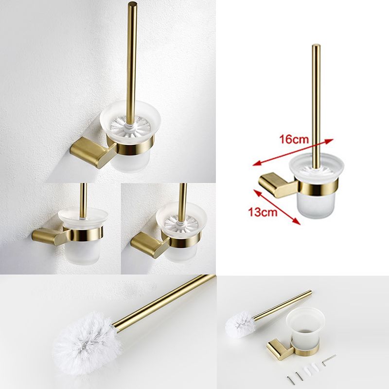 Brushed Brass Metal Bathroom Accessory As Individual Or As a Set Clearhalo 'Bathroom Hardware Sets' 'Bathroom Hardware' 'Bathroom Remodel & Bathroom Fixtures' 'bathroom_hardware_sets' 'Home Improvement' 'home_improvement' 'home_improvement_bathroom_hardware_sets' 1200x1200_91f84d9f-56eb-42f4-87dd-2cfeb296b6a4
