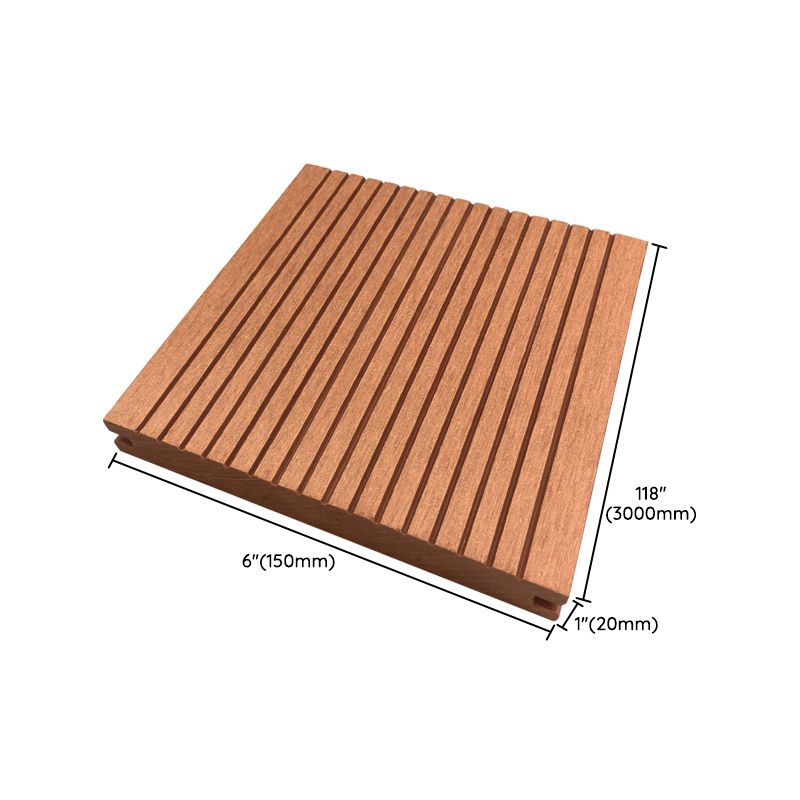 Wire brushed Hardwood Deck Tiles Engineered Flooring Planks for Patio Clearhalo 'Flooring 'Hardwood Flooring' 'hardwood_flooring' 'Home Improvement' 'home_improvement' 'home_improvement_hardwood_flooring' Walls and Ceiling' 1200x1200_9219a29b-3ca5-4548-b1af-4376a7f80b94