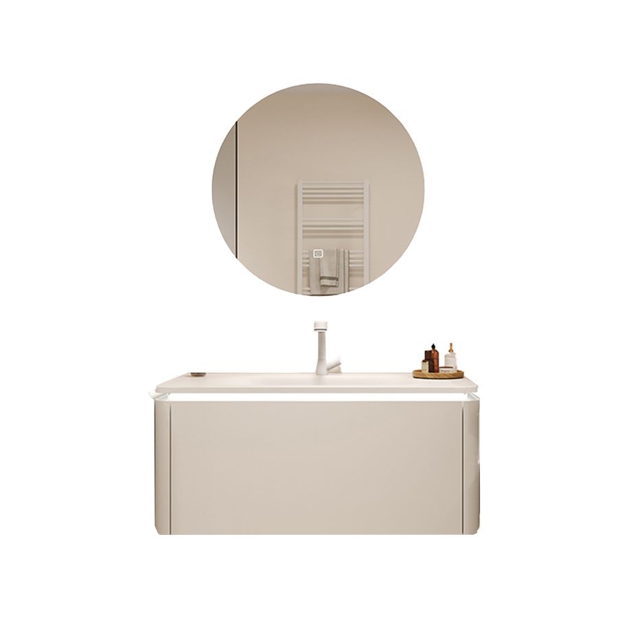 White Rectangular Vanity Single Sink Wall Mounted Wood Frame Bathroom Vanity with Mirror Clearhalo 'Bathroom Remodel & Bathroom Fixtures' 'Bathroom Vanities' 'bathroom_vanities' 'Home Improvement' 'home_improvement' 'home_improvement_bathroom_vanities' 1200x1200_922e1f26-db67-47a3-86c8-5fdfe208146a