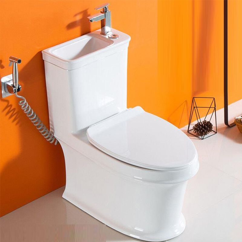 Modern Ceramic Flush Toilet Floor Mounted Toilet Bowl with Seat for Washroom Clearhalo 'Bathroom Remodel & Bathroom Fixtures' 'Home Improvement' 'home_improvement' 'home_improvement_toilets' 'Toilets & Bidets' 'Toilets' 1200x1200_9253ebf1-474d-4625-80b4-6c2714595889