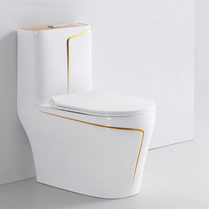 Siphon Jet Toilet Traditional One-Piece Toilet with Slow Close Seat Clearhalo 'Bathroom Remodel & Bathroom Fixtures' 'Home Improvement' 'home_improvement' 'home_improvement_toilets' 'Toilets & Bidets' 'Toilets' 1200x1200_925caade-c2f1-4f1b-8f29-d84ea900717d