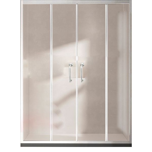 One-shaped Sliding Shower Doors Transparent Tempered Glass Shower Door Clearhalo 'Bathroom Remodel & Bathroom Fixtures' 'Home Improvement' 'home_improvement' 'home_improvement_shower_tub_doors' 'Shower and Tub Doors' 'shower_tub_doors' 'Showers & Bathtubs' 1200x1200_925df8ef-6d79-4572-b87f-8891dba34676