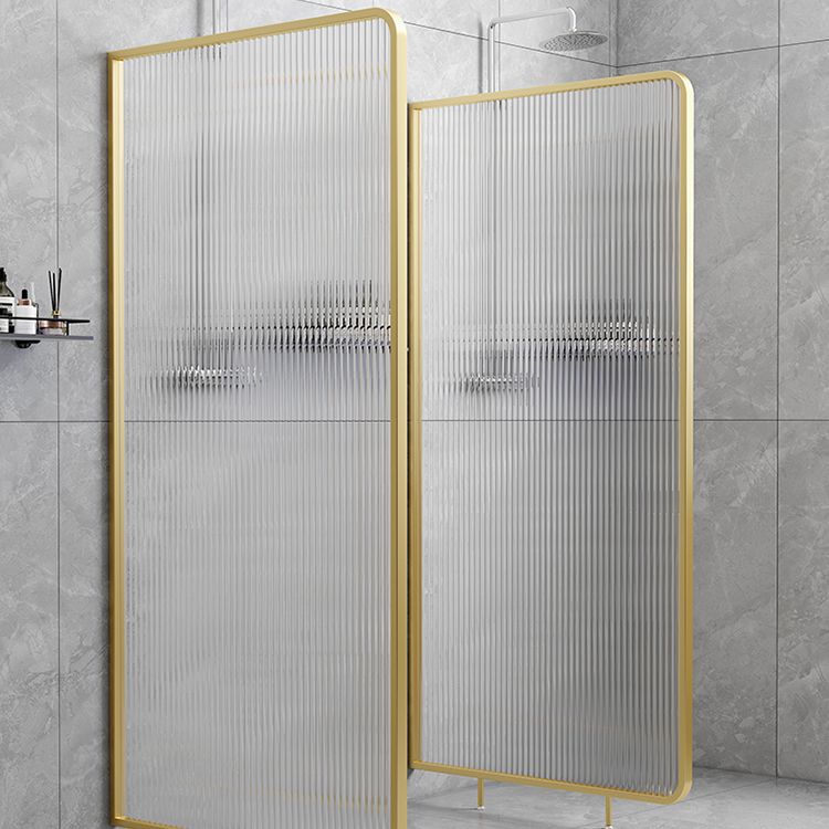 Patterned Fixed Glass Panel Scratch Resistant Frame Fixed Glass Panel Clearhalo 'Bathroom Remodel & Bathroom Fixtures' 'Home Improvement' 'home_improvement' 'home_improvement_shower_tub_doors' 'Shower and Tub Doors' 'shower_tub_doors' 'Showers & Bathtubs' 1200x1200_9260c589-de64-4b08-9e82-17c6b37ed3e9