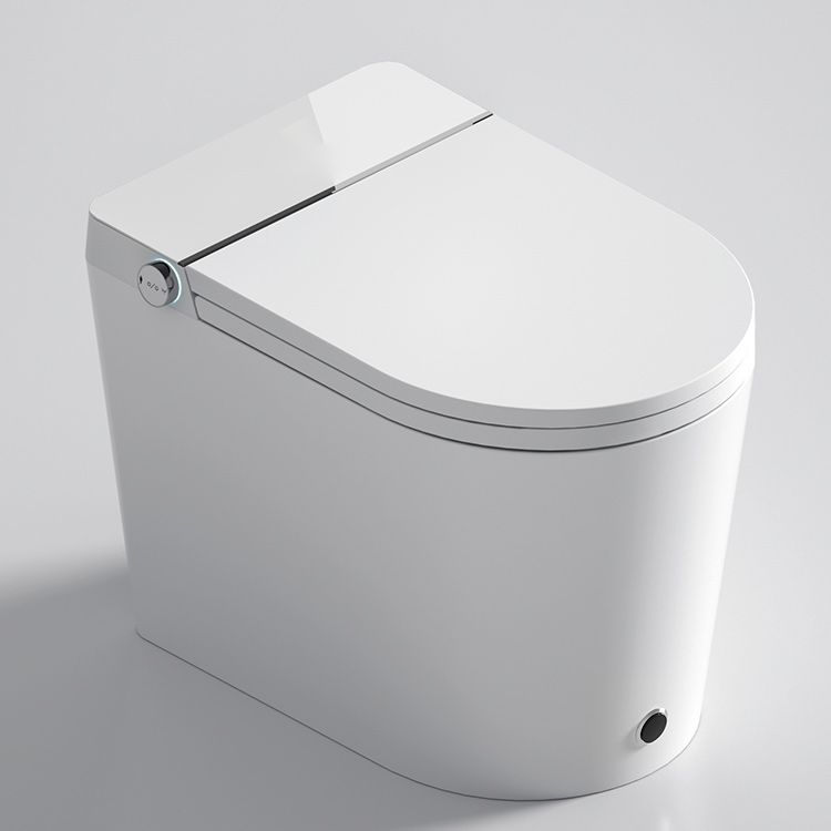 Contemporary Elongated Floor Mount Bidet White Antimicrobial Smart Bidet Clearhalo 'Bathroom Remodel & Bathroom Fixtures' 'Bidets' 'Home Improvement' 'home_improvement' 'home_improvement_bidets' 'Toilets & Bidets' 1200x1200_92a20486-a780-46ff-8b7d-57d3dedb797e