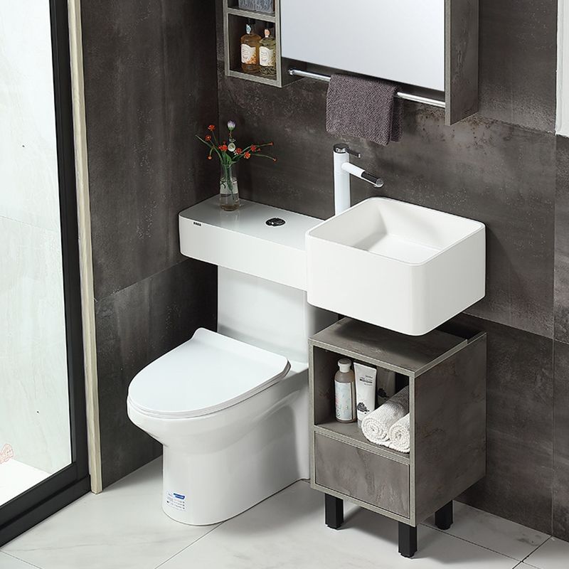 Contemporary Flush Toilet Floor Mount One-Piece Toilet Toilet Bowl Clearhalo 'Bathroom Remodel & Bathroom Fixtures' 'Home Improvement' 'home_improvement' 'home_improvement_toilets' 'Toilets & Bidets' 'Toilets' 1200x1200_92a60794-cfe8-418e-a232-99540dd400d4