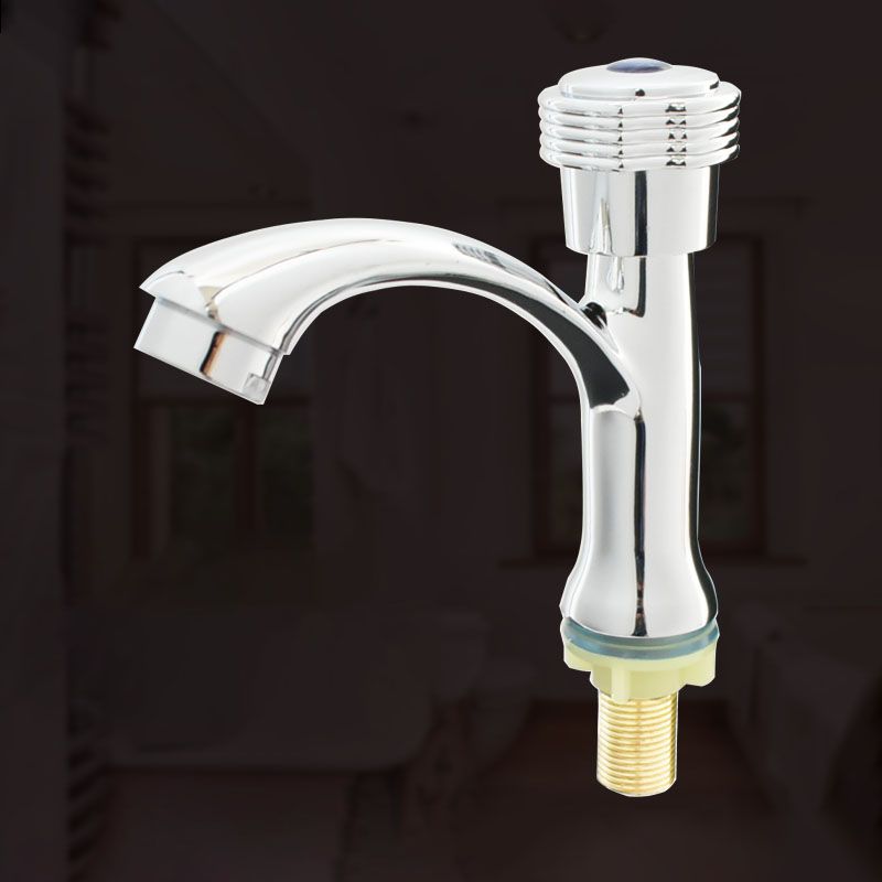 Modern Bathroom Faucet Chrome Knob Handle with Water Hose Vessel Sink Faucet Clearhalo 'Bathroom Remodel & Bathroom Fixtures' 'Bathroom Sink Faucets' 'Bathroom Sinks & Faucet Components' 'bathroom_sink_faucets' 'Home Improvement' 'home_improvement' 'home_improvement_bathroom_sink_faucets' 1200x1200_92ab1f21-bcdc-4027-861e-f4317ef154c5