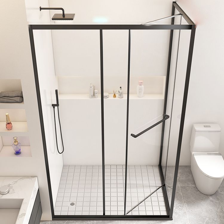 Rectangular Full Frame Shower Enclosure Tempered Glass Shower Enclosure Clearhalo 'Bathroom Remodel & Bathroom Fixtures' 'Home Improvement' 'home_improvement' 'home_improvement_shower_stalls_enclosures' 'Shower Stalls & Enclosures' 'shower_stalls_enclosures' 'Showers & Bathtubs' 1200x1200_93045e2f-c522-4ef3-aba7-77ea785f6d86