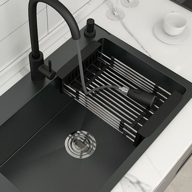 Modern Kitchen Faucet Stainless Rectangular Water Purification Kitchen Faucet Clearhalo 'Home Improvement' 'home_improvement' 'home_improvement_kitchen_sinks' 'Kitchen Remodel & Kitchen Fixtures' 'Kitchen Sinks & Faucet Components' 'Kitchen Sinks' 'kitchen_sinks' 1200x1200_930bffd0-d28f-4788-8f3f-79102c0f4c0c
