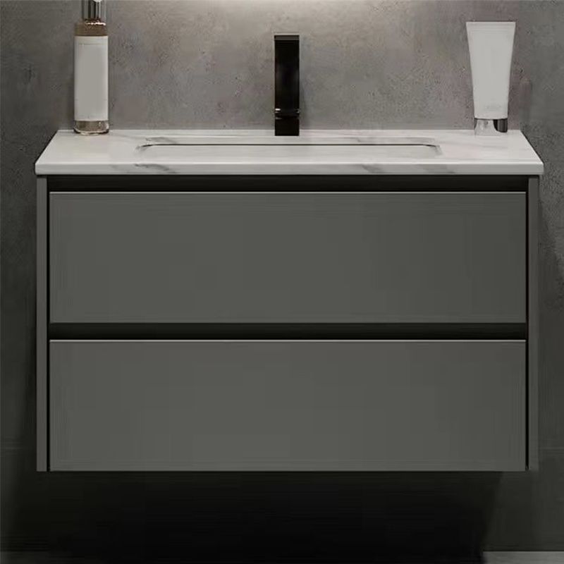 Modern Bathroom Sink Vanity Mirror Cabinet Vanity Cabinet with Storage Shelving Clearhalo 'Bathroom Remodel & Bathroom Fixtures' 'Bathroom Vanities' 'bathroom_vanities' 'Home Improvement' 'home_improvement' 'home_improvement_bathroom_vanities' 1200x1200_931de04d-0850-412b-b540-30ae597ee387