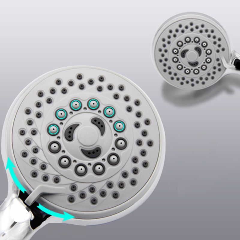 Contemporary Style Shower Head Round Plastic Handheld Shower Head Clearhalo 'Bathroom Remodel & Bathroom Fixtures' 'Home Improvement' 'home_improvement' 'home_improvement_shower_heads' 'Shower Heads' 'shower_heads' 'Showers & Bathtubs Plumbing' 'Showers & Bathtubs' 1200x1200_9330779e-4aaf-485d-931b-782ecbe309a6