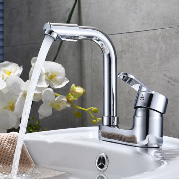 Chrome Circular Vessel Sink Faucet Swivel Spout Faucet for Bathroom Clearhalo 'Bathroom Remodel & Bathroom Fixtures' 'Bathroom Sink Faucets' 'Bathroom Sinks & Faucet Components' 'bathroom_sink_faucets' 'Home Improvement' 'home_improvement' 'home_improvement_bathroom_sink_faucets' 1200x1200_934209d1-9cff-4085-8777-9cc0bd00de6d