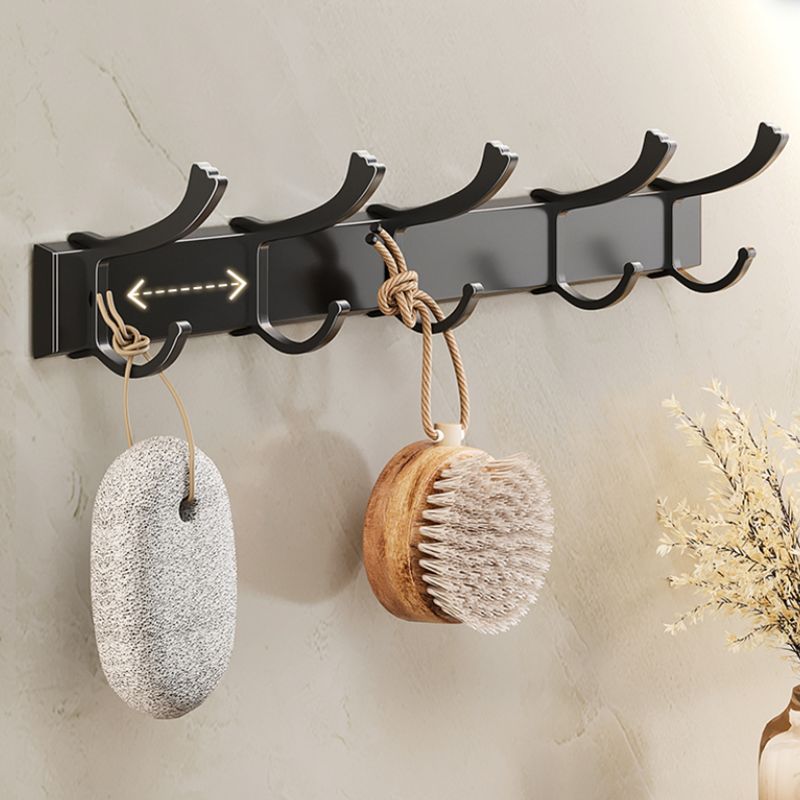 Modern Bathroom Accessory Kit Black Bath Shelf Bath Hardware Set Clearhalo 'Bathroom Hardware Sets' 'Bathroom Hardware' 'Bathroom Remodel & Bathroom Fixtures' 'bathroom_hardware_sets' 'Home Improvement' 'home_improvement' 'home_improvement_bathroom_hardware_sets' 1200x1200_9348571f-e39c-4ac3-a9e6-3728d9793b8f