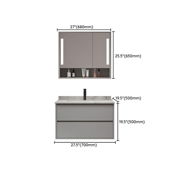 Bathroom Vanity Set Drawers Storage Shelf Ceramic Sink Vanity Set ...