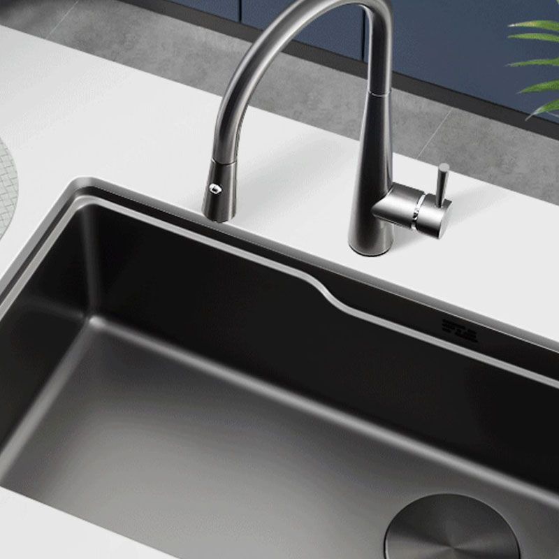 Stainless Steel Kitchen Sink Single Basin Kitchen Sink with Cutting-Board Clearhalo 'Home Improvement' 'home_improvement' 'home_improvement_kitchen_sinks' 'Kitchen Remodel & Kitchen Fixtures' 'Kitchen Sinks & Faucet Components' 'Kitchen Sinks' 'kitchen_sinks' 1200x1200_936ece21-9dd4-40a3-8f87-b8521db0f09b