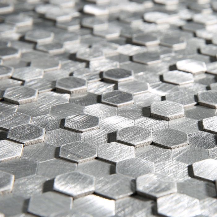 Mosaic Tile Wallpaper Waterproof Peel and Stick Wall Tile with Hexagonal Shape Clearhalo 'Flooring 'Home Improvement' 'home_improvement' 'home_improvement_peel_stick_blacksplash' 'Peel & Stick Backsplash Tile' 'peel_stick_blacksplash' 'Walls & Ceilings' Walls and Ceiling' 1200x1200_93c2bafc-7c0a-4366-b473-b5a4e5ab99c3