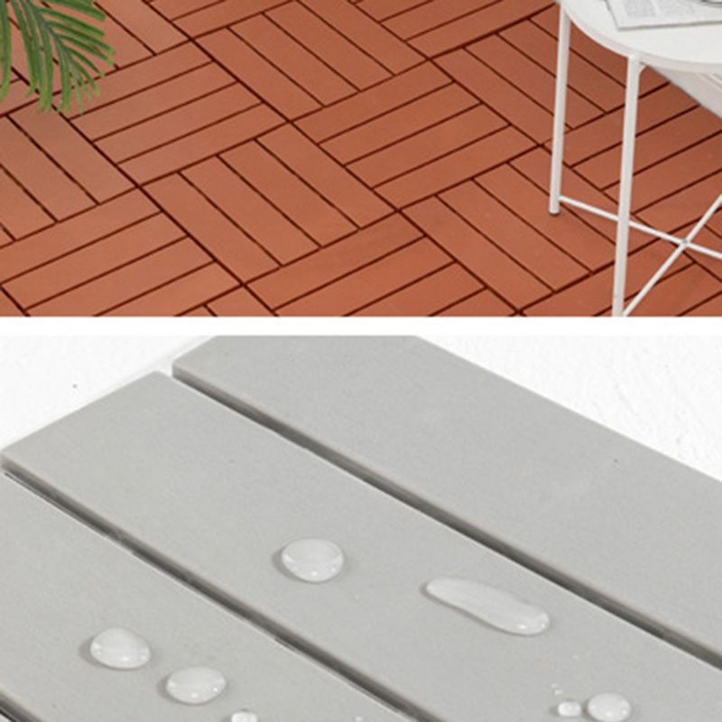 12" X 12" 4-Slat Square Deck/Patio Flooring Tiles Snap Fit Installation Floor Board Tiles Clearhalo 'Home Improvement' 'home_improvement' 'home_improvement_outdoor_deck_tiles_planks' 'Outdoor Deck Tiles & Planks' 'Outdoor Flooring & Tile' 'Outdoor Remodel' 'outdoor_deck_tiles_planks' 1200x1200_93c58f11-cd1b-4a4e-8c15-1809f2c44054