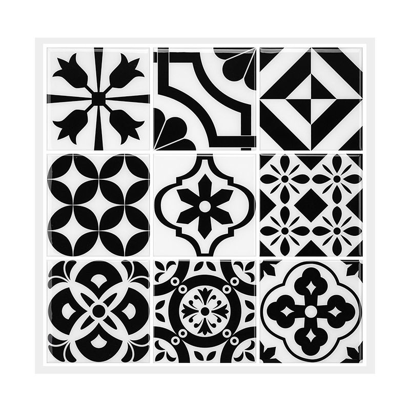 Mosaic Peel & Stick Tile Square Water Resistant Tile for Bathroom Backsplash Clearhalo 'Flooring 'Home Improvement' 'home_improvement' 'home_improvement_peel_stick_blacksplash' 'Peel & Stick Backsplash Tile' 'peel_stick_blacksplash' 'Walls & Ceilings' Walls and Ceiling' 1200x1200_94020d8b-92cc-4725-8a95-112fa4d516d6