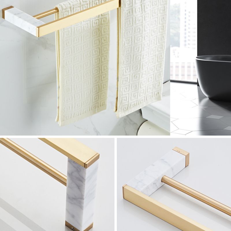 Modern White Bathroom Accessory As Individual Or As a Set in Marble Clearhalo 'Bathroom Hardware Sets' 'Bathroom Hardware' 'Bathroom Remodel & Bathroom Fixtures' 'bathroom_hardware_sets' 'Home Improvement' 'home_improvement' 'home_improvement_bathroom_hardware_sets' 1200x1200_940a7a06-9021-4516-81ee-707cff4d17b4