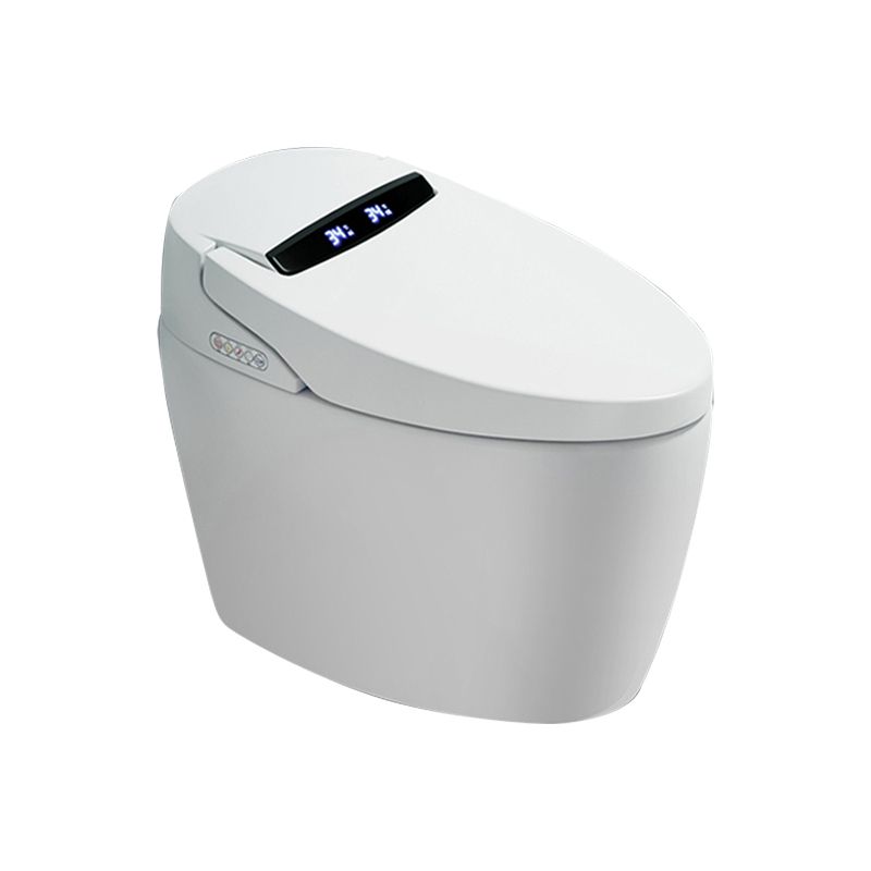 Contemporary Heated Seat Dryer Elongated White Ceramic Floor Standing Bidet Clearhalo 'Bathroom Remodel & Bathroom Fixtures' 'Bidets' 'Home Improvement' 'home_improvement' 'home_improvement_bidets' 'Toilets & Bidets' 1200x1200_940eacac-4ac1-4cdd-bd97-a85d6104bd79