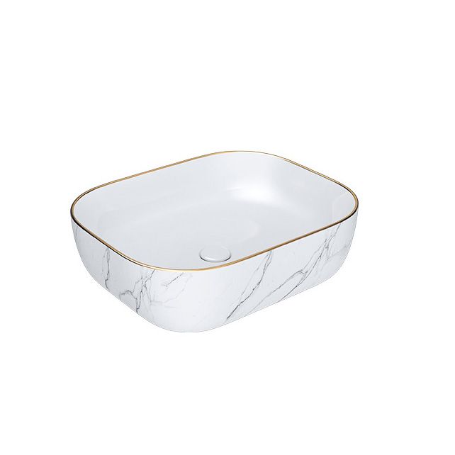 Modern Bathroom Sink Porcelain Pop-Up Drain Solid Color Rectangular Vessel Clearhalo 'Bathroom Remodel & Bathroom Fixtures' 'Bathroom Sinks & Faucet Components' 'Bathroom Sinks' 'bathroom_sink' 'Home Improvement' 'home_improvement' 'home_improvement_bathroom_sink' 1200x1200_94481f50-622e-4587-bbd5-913ee10fadf2