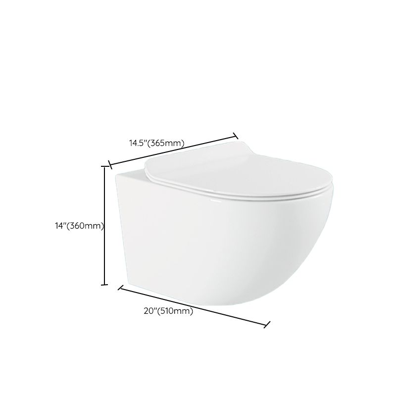 Contemporary Wall Hung Flush Toilet Ceramic Urine Toilet with Seat for Bathroom Clearhalo 'Bathroom Remodel & Bathroom Fixtures' 'Home Improvement' 'home_improvement' 'home_improvement_toilets' 'Toilets & Bidets' 'Toilets' 1200x1200_945bd57f-a96d-4bd4-b358-91503ffa0795