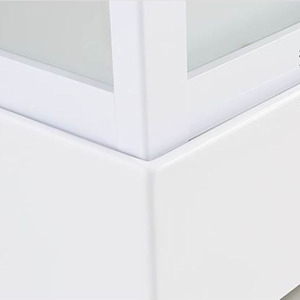 Framed Single Sliding Shower Kit Frosted Rectangle Shower Stall Clearhalo 'Bathroom Remodel & Bathroom Fixtures' 'Home Improvement' 'home_improvement' 'home_improvement_shower_stalls_enclosures' 'Shower Stalls & Enclosures' 'shower_stalls_enclosures' 'Showers & Bathtubs' 1200x1200_946de7fa-5a58-479e-b1c6-fa3cac3d60b8