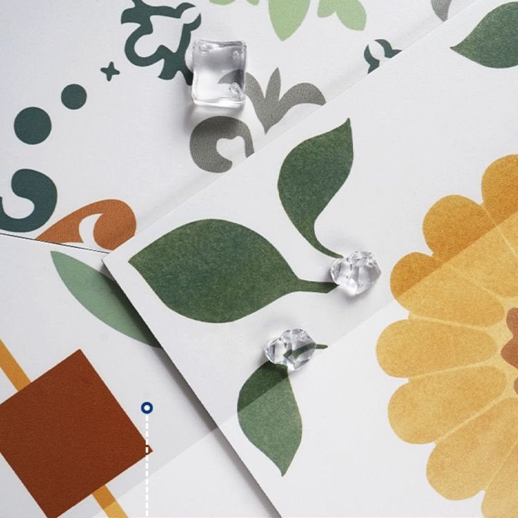 Patterned Singular Tile Ceramic Indoor Floor Tile with Square Shape Clearhalo 'Floor Tiles & Wall Tiles' 'floor_tiles_wall_tiles' 'Flooring 'Home Improvement' 'home_improvement' 'home_improvement_floor_tiles_wall_tiles' Walls and Ceiling' 1200x1200_9478f4c3-737c-4f65-86d9-377520239391