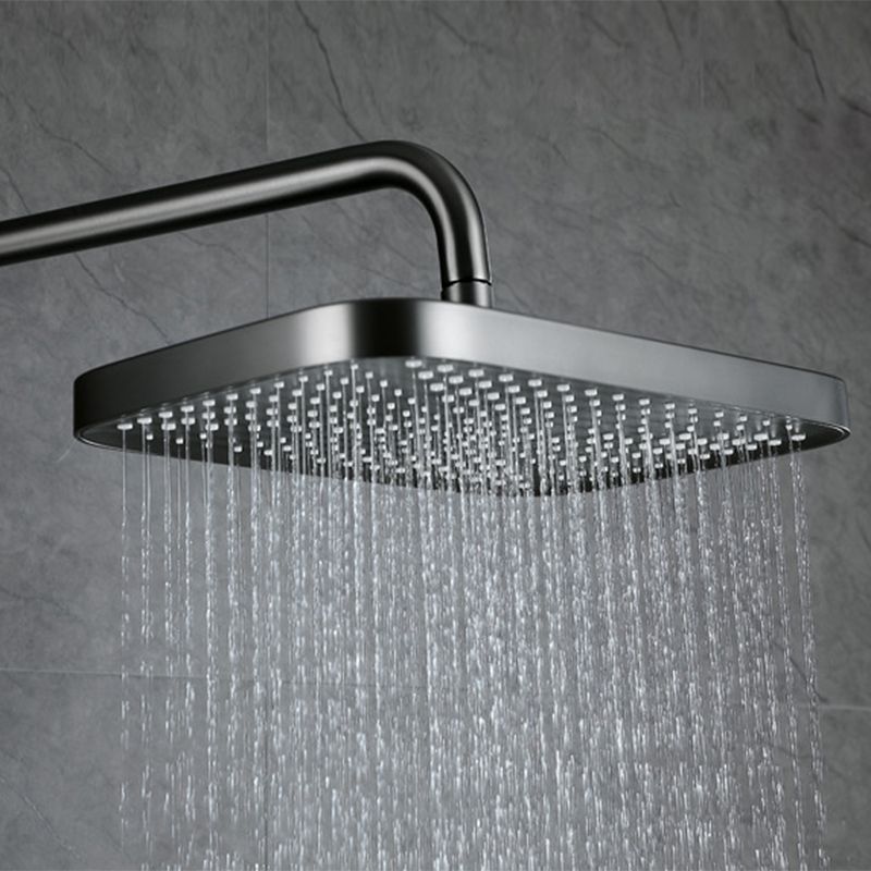 Wall Mounted Modern Square Metal Shower Brass Shower Head Shower Faucet Clearhalo 'Bathroom Remodel & Bathroom Fixtures' 'Home Improvement' 'home_improvement' 'home_improvement_shower_faucets' 'Shower Faucets & Systems' 'shower_faucets' 'Showers & Bathtubs Plumbing' 'Showers & Bathtubs' 1200x1200_94949479-137f-4d1f-8720-900f1a699468