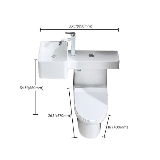 Contemporary Flush Toilet Floor Mount One-Piece Toilet Toilet Bowl Clearhalo 'Bathroom Remodel & Bathroom Fixtures' 'Home Improvement' 'home_improvement' 'home_improvement_toilets' 'Toilets & Bidets' 'Toilets' 1200x1200_94a4c363-c47b-46aa-8289-45d083691b1e