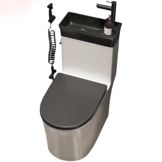 Contemporary Ceramic Flush Toilet Slow Close Seat Included Urine Toilet for Bathroom Clearhalo 'Bathroom Remodel & Bathroom Fixtures' 'Home Improvement' 'home_improvement' 'home_improvement_toilets' 'Toilets & Bidets' 'Toilets' 1200x1200_94adc2b5-1159-4fbf-b7ff-9b7797c8ba61