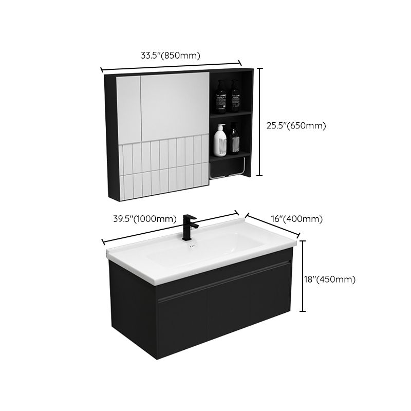 Contemporary Black Bath Vanity Metal Open Console with Sink Set Clearhalo 'Bathroom Remodel & Bathroom Fixtures' 'Bathroom Vanities' 'bathroom_vanities' 'Home Improvement' 'home_improvement' 'home_improvement_bathroom_vanities' 1200x1200_94db1188-041b-4ba6-a0ed-db958292f67d