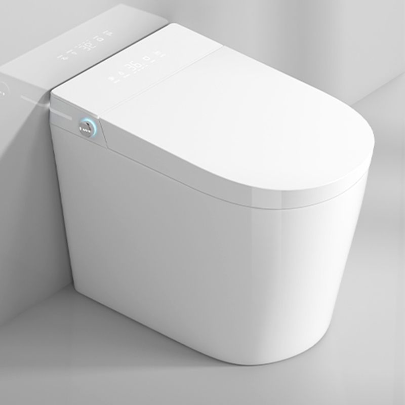 Contemporary Elongated Ceramic Floor Standing Bidet with Heated Seat Clearhalo 'Bathroom Remodel & Bathroom Fixtures' 'Bidets' 'Home Improvement' 'home_improvement' 'home_improvement_bidets' 'Toilets & Bidets' 1200x1200_9525d51c-5bbc-4e25-8d66-797c18692c08