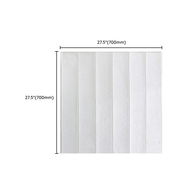 Wall Paneling Wainscoting Vinyl Peel and Stick Smooth Waterproof Indoor  Wall Paneling - Clearhalo