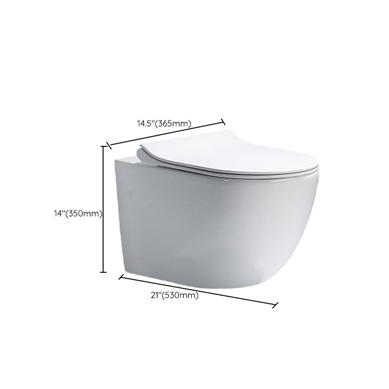 Modern White Flush Toilet Wall Mount Urine Toilet with Seat for Bathroom Clearhalo 'Bathroom Remodel & Bathroom Fixtures' 'Home Improvement' 'home_improvement' 'home_improvement_toilets' 'Toilets & Bidets' 'Toilets' 1200x1200_9572d6dc-a2c0-4874-b874-96fbdc42351b